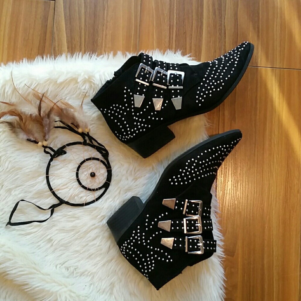 Studded Buckle Boot, Chloe Susanna Look Alike